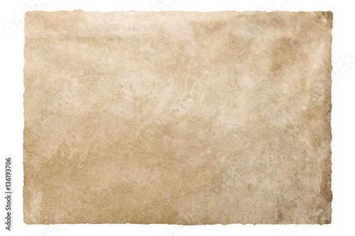 Vintage texture old paper with clipping path