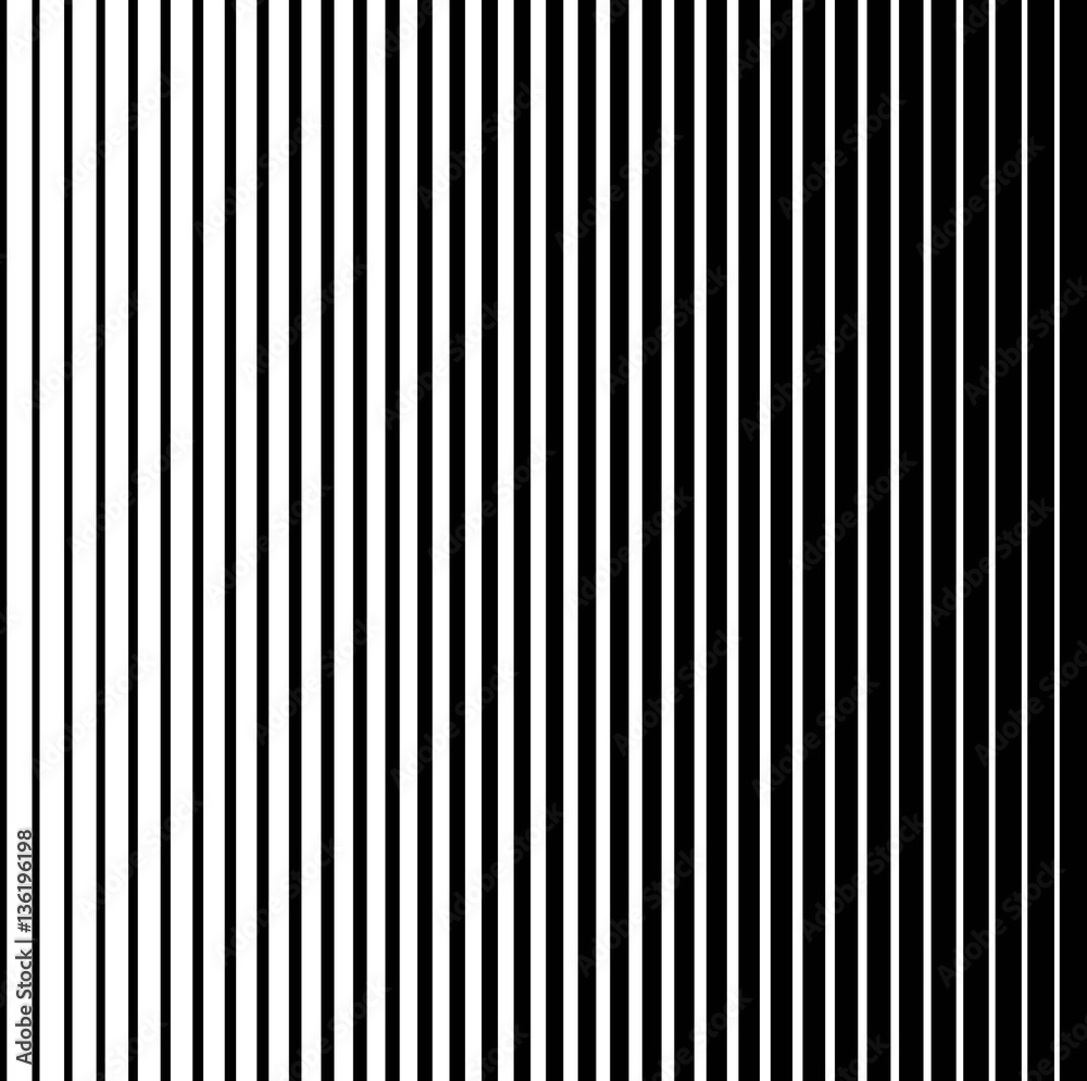 Black and White Halftone Vertical Stripes Pattern Black and White Halftone Vertical Stripes Pattern