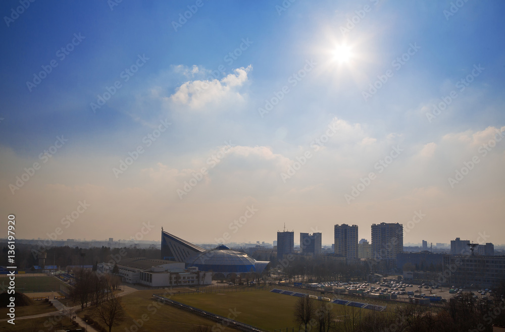 Belarus, Minsk, a top view