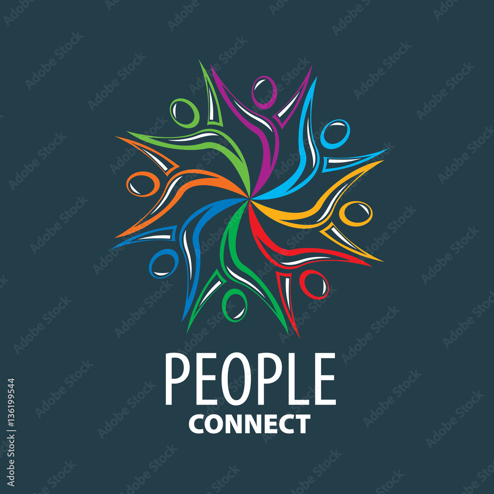 vector logo people