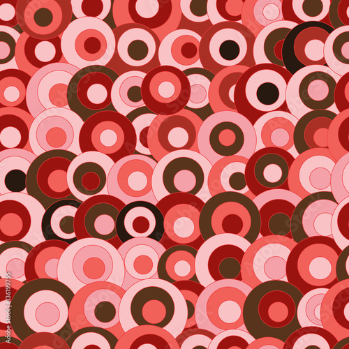 abstract seamless pattern with colorful circles