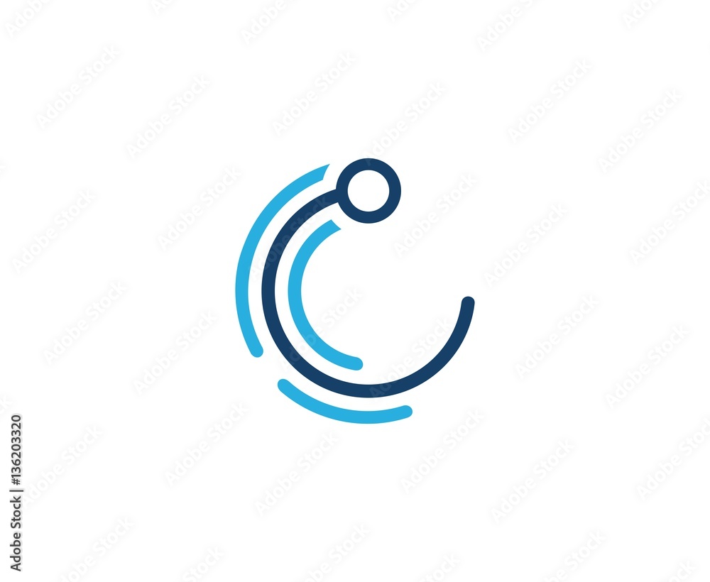 Obraz premium Tech logo