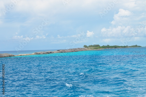 Emerald Seas by a Jetty