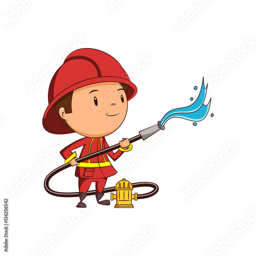 Child firefighter