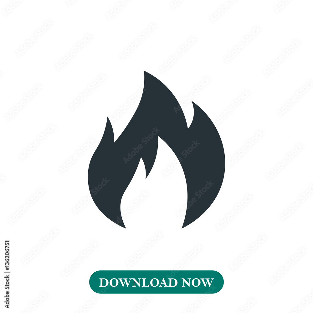 Fire flame icon vector Fire flame icon vector