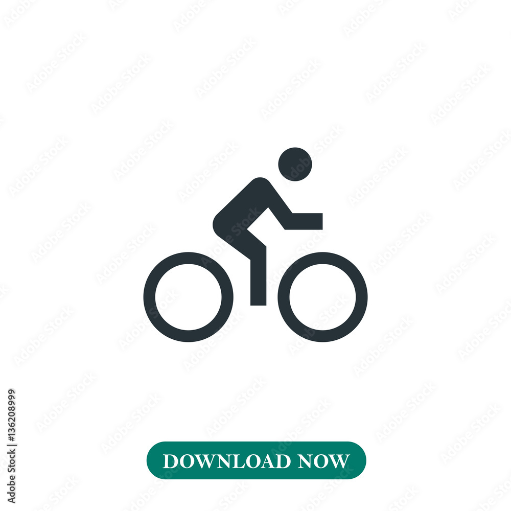 Fototapeta Cycling icon vector