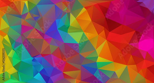 Multicolored polygons texture  mosaic background