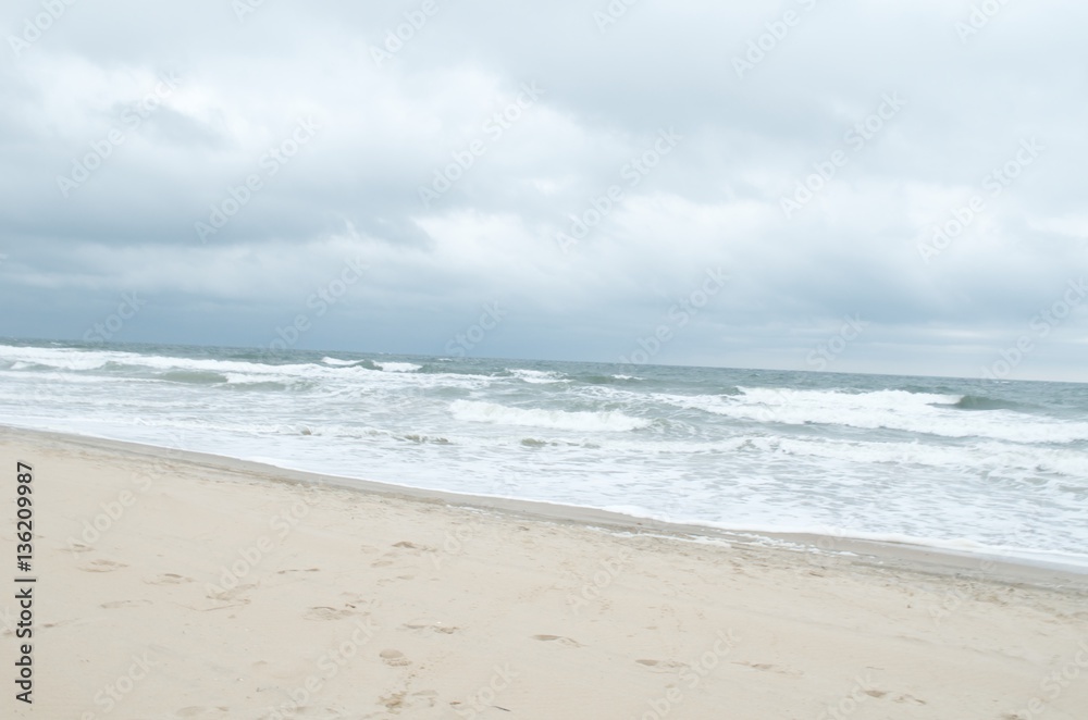 Overcast Beach