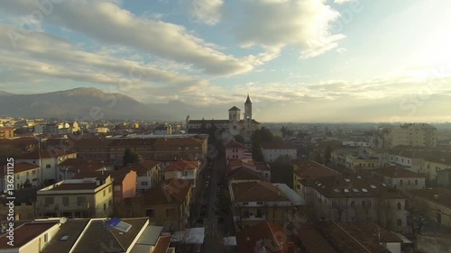 Drone on Cathedral 2
Flight on a church in a small Italian town photo