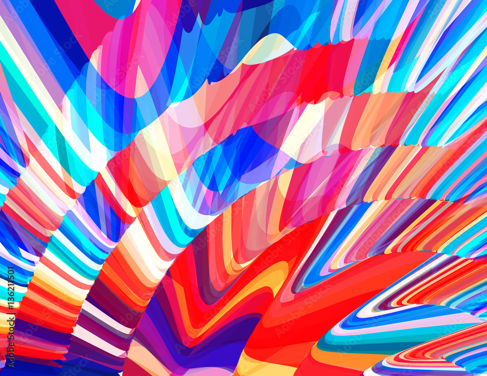 Motley colors background. Vibrant vector graphics - obrazy, fototapety, plakaty 