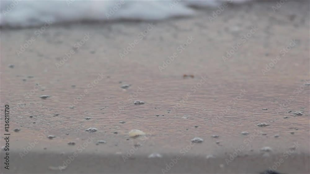 Sea Waves over Sand Beach Holiday Background HD Sea Waves over Sand Beach Holiday Background HD
