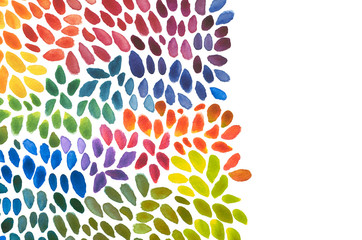 Abstract acrylic and watercolor brush strokes painted background