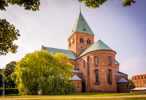 Obraz na płótnie Ringsted church built of bricks around 1170. w salonie
