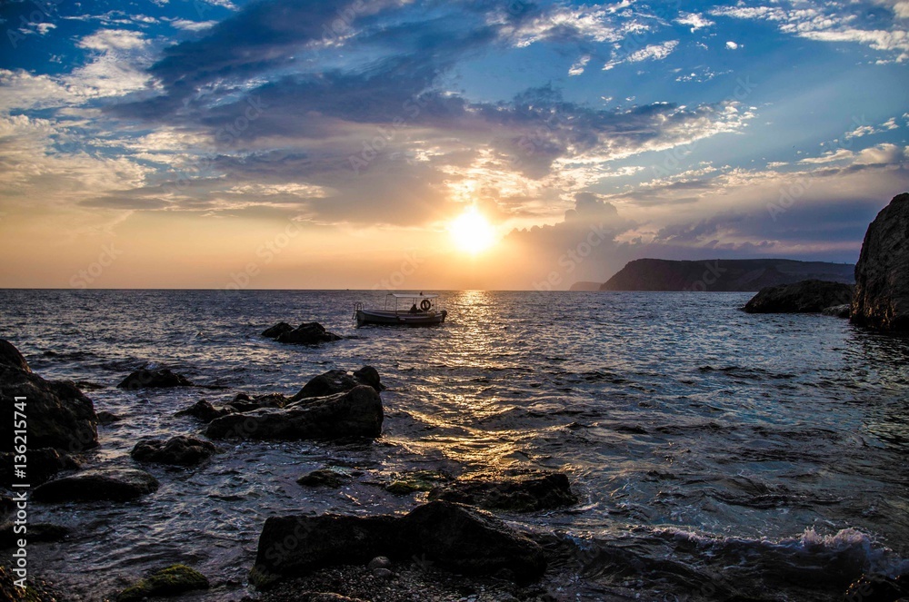 Sunset in Crimea