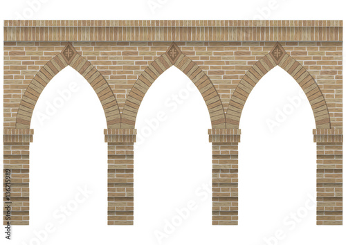 Vintage arcade brick