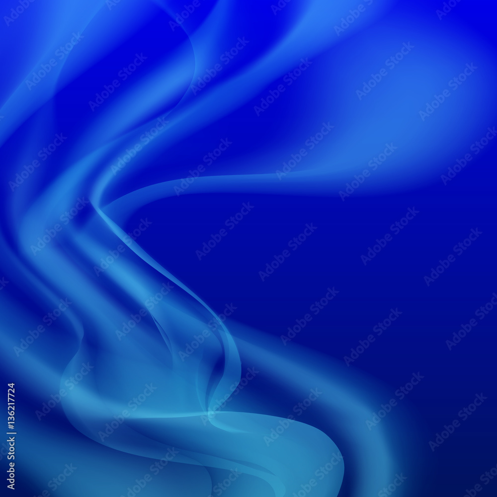 Fototapeta premium Jasne niebieskie tło faliste. Ilustracji wektorowych.