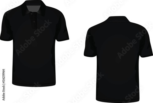 Man polo t-shirt vector