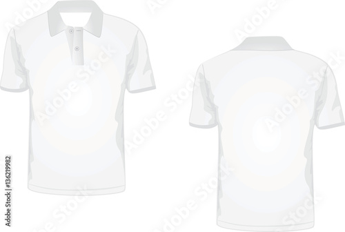 Man polo t-shirt vector