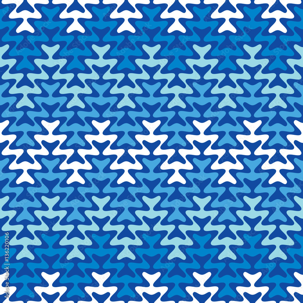 Blue Zigzag Blue Zigzag