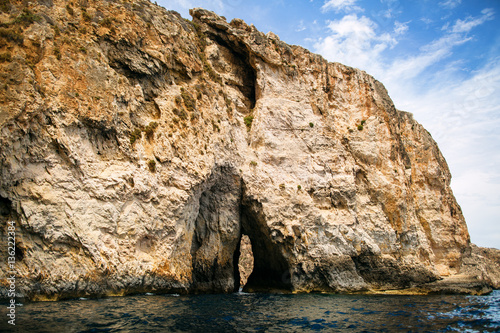 Coast line on Gozo Island, Malta