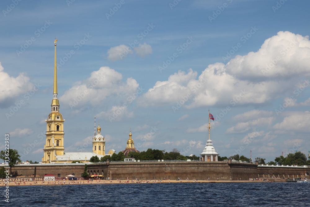 Saints Peter and Paul fortress and Cathedral, Saint Petersburg, Russia