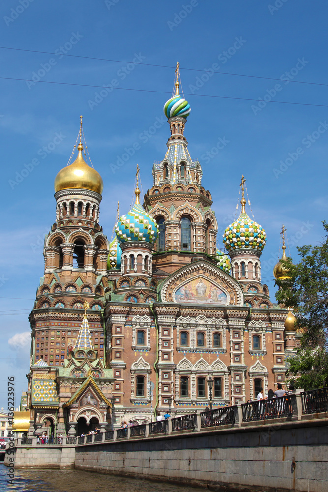 Russia. Saint Petersburg. The Church of the Savior on Spilled Blood