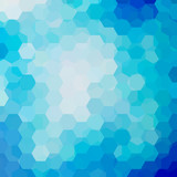 Background of geometric shapes. Blue mosaic pattern. Vector EPS 10. Vector illustration.