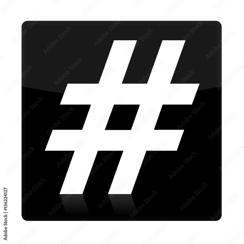 Obraz premium Hashtag