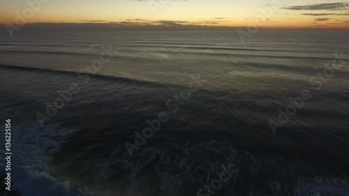 sunset at surf spot
