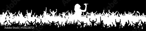 Background for sporting events and concerts.