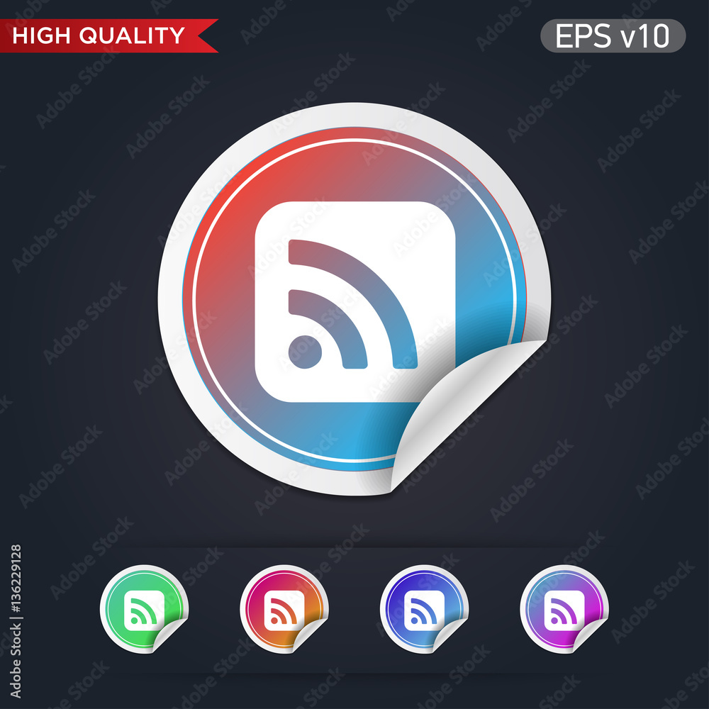 Wi fi icon. Button with wi-fi icon. Modern UI vector. Wi fi icon. Button with wi-fi icon. Modern UI vector.