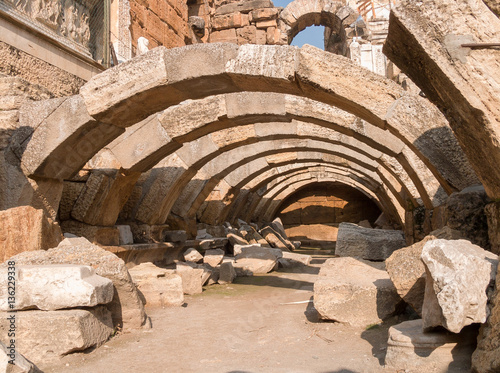 Hierapolis at Pamukkala, Turkey photo