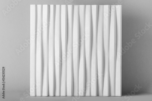 3d pannel,  gypsum relief
