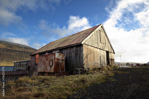 Old shipyard in the Faroe Islands 