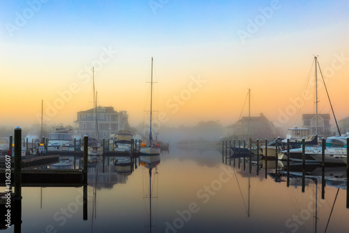 Foggy Morning at the Marina
