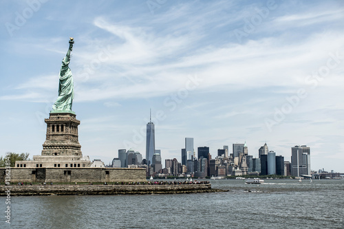Statue of Liberty New York Skyline Monument
