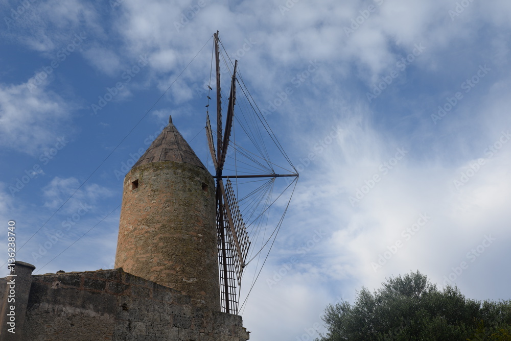 Windmühle in Santa Margalida, Mallorca