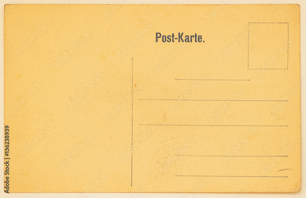 Old postal card for placing messages and addresses. Backside. Paper texture. With place your text, background use Old postal card for placing messages and addresses. Backside. Paper texture. With place your text, background use