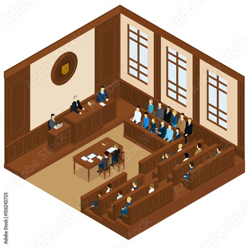 Court Session Isometric Template
