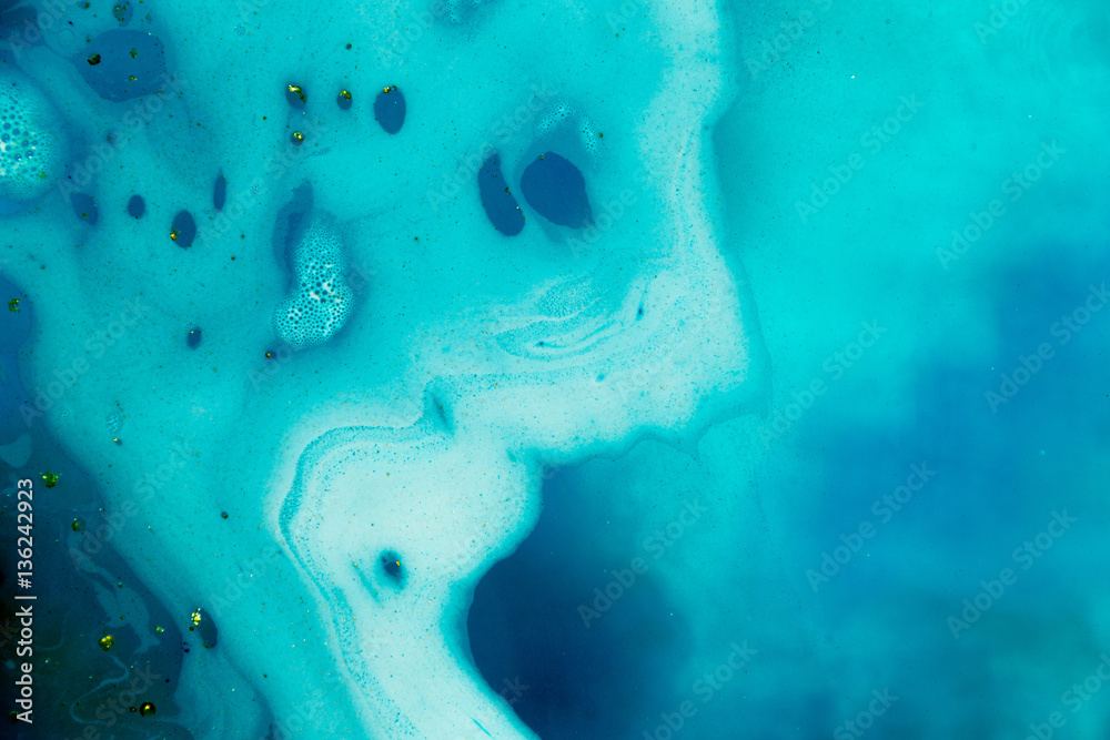 abstract background of ink dissolving in wate