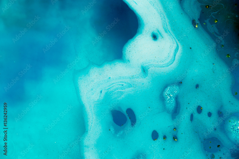 abstract background of ink dissolving in wate