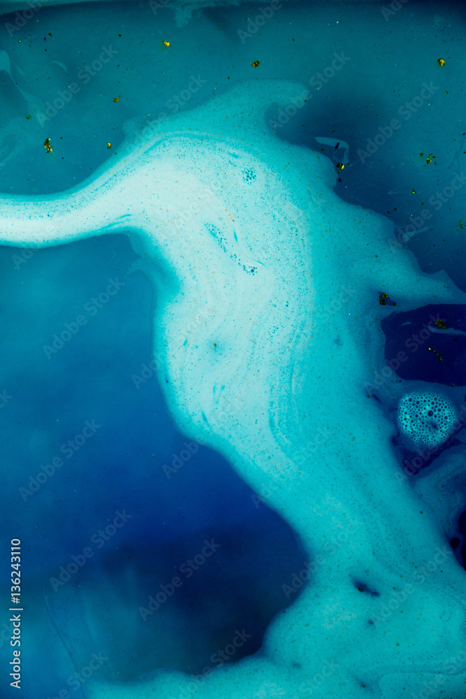 abstract background of ink dissolving in wate
