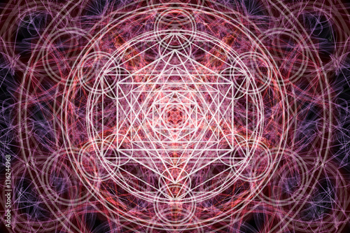 Magic occult abstract background.