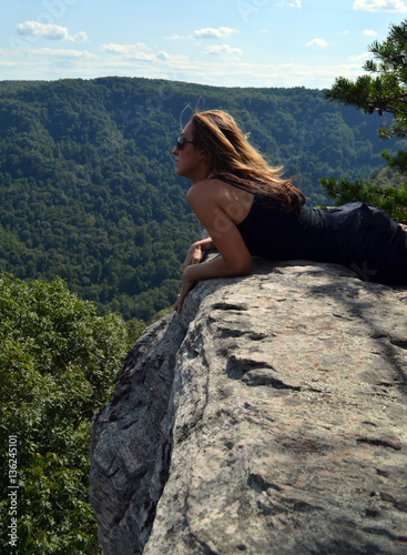 Woman on Mountain