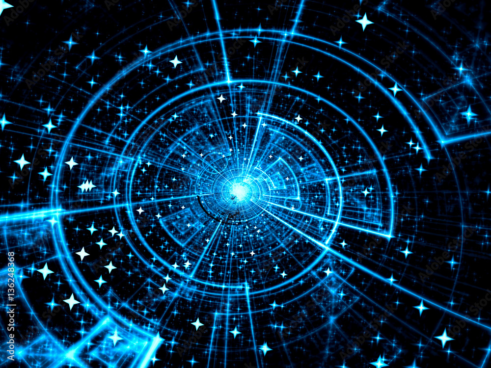 Cosmos disk - abstract digitally generated image Cosmos disk - abstract digitally generated image