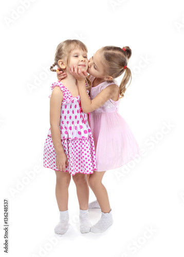 Adorable little sisters in ...