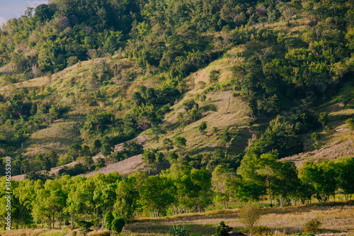 Wonderfull top hill lanscape in Thailand