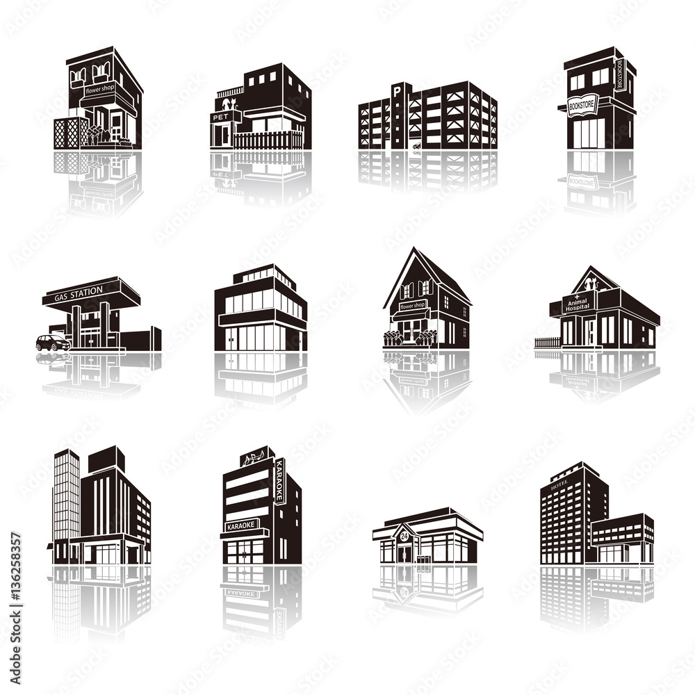 建物の影のイラスト 立体図形 Stock Vector Adobe Stock 建物の影のイラスト 立体図形 Stock Vector Adobe Stock