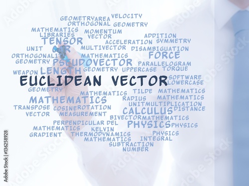 Canvas Print Euclidean vector