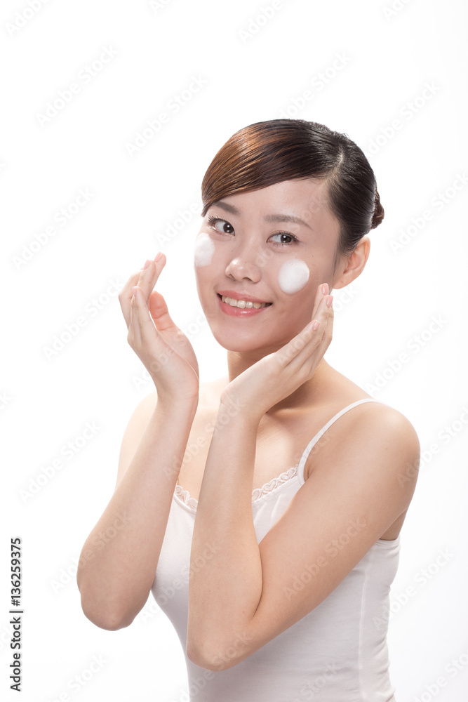 facial makeup of young asian beautiful woman facial makeup of young asian beautiful woman